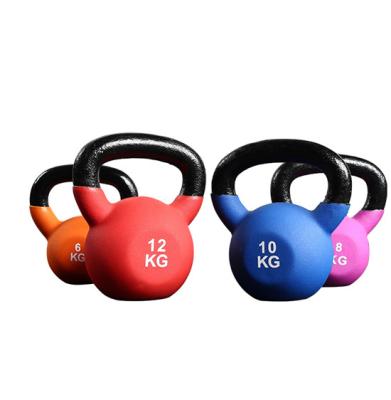 China eco-friendly coated cast iron skull power china gym fitness kettlebell viny kettlebell set for sale