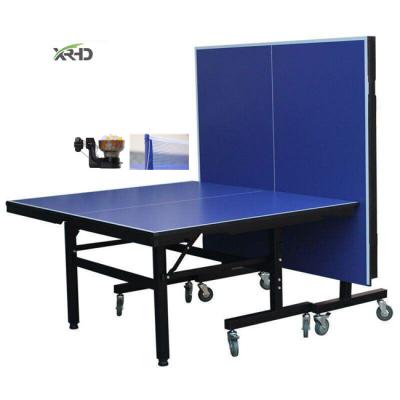 China ITTF Environment Friendly Standard Mobile Indoor Outdoor Tennis Table With Wheels Ping Pong Table for sale