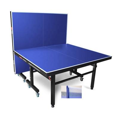 China Environmental Friendly Wholesale Custom MDF SMC Tennis Table HDF Logo Floding Outdoor Indoor Mobile Ping Pong Table for sale