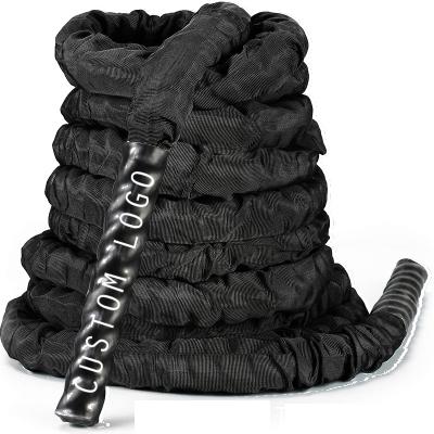 China Commercial Use Fitness Training Battle Rope 38mm Battle Rope 9m 12m 15m Heavy 50mm Gym Rope for sale