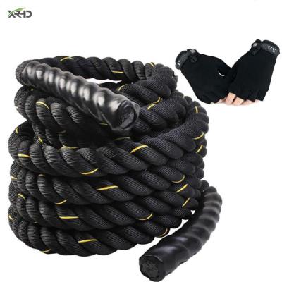 China Commercial Use Gym Exercise Training Heavy Rope 1 Custom 5 2 30 50ft Bag Fitness Battle Rope for sale