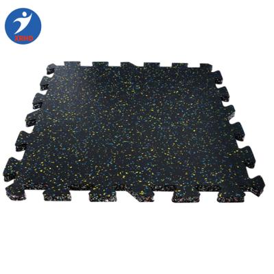 China EPMO 10mm 15mm 20mm 25mm 20mm Rubber Gym Flooring Environmental Friendly Fitness Gym Flooring Mat for sale