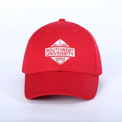 China COMMON Cotton 6 Panel Structured Flat Embroidery Fitted Hat 100% Fitted Hat Fitted Baseball Caps for sale