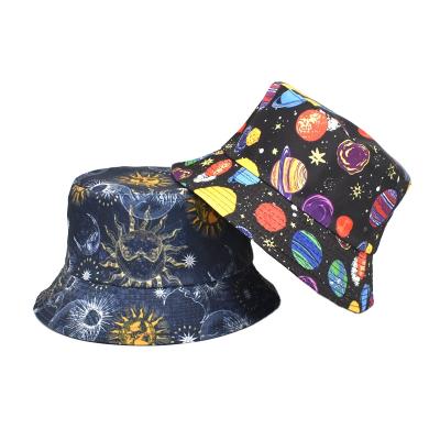 China Custom fishierman adult fashion double hat Moq bottom color side bucket for sale