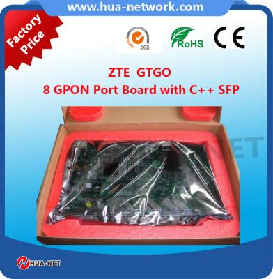 China 8 PON Ports ZTE GPON Board Card GTGO with Class C+/C++ GPON SFP Module Suitable for C320/C300 for sale