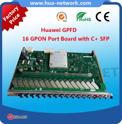 China 16 PON Ports Board Card GPFD 16 Port GPON OLT Interface Board GPFD with Class B+/C+/C++ SFP Optical Module for sale