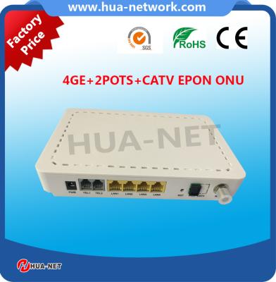 China 4GE+2POTS+CATV EPON ONU HGU TYPE/4GE+2POTS+CATV GEPON ONU/4GE+2POTS+CATV ONU EPON/FTTH ONU/Fiber optic ONU for sale