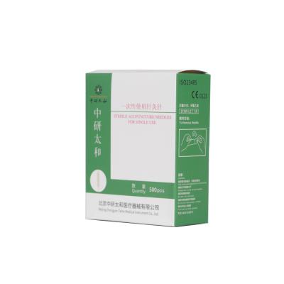 중국 Stainless Spring Handle Chinese Medicine Acupuncture Needles Single Use Acupuncture Needles 1000 판매용