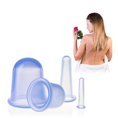 China 12pcs Vacuum Massage Facial Cupping Cup Food Grade Silicone Skin Gym Facial Cupping for sale