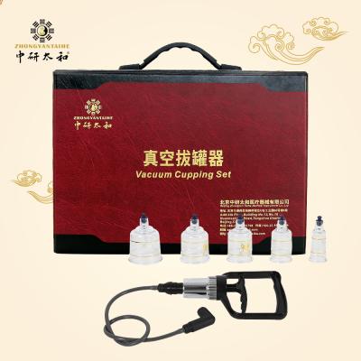 China Limpie la succión con la aspiradora los sistemas de 19 tazas que las celulitis de ahuecamiento de la terapia de Hijama dan masajes detrás al alivio del dolor chino en venta