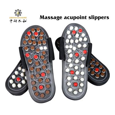 China El masaje de la terapia del pie calza los puntos de la acupuntura interiores para los deslizadores antideslizantes del Acupressure de las sandalias del Reflexology de las mujeres de los hombres en venta