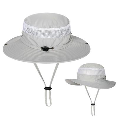 China Wholesale Bucket Hat Men UPF50+ Sun Image OEM Breathable Nylon Summer Outdoor Fishing Hat for sale