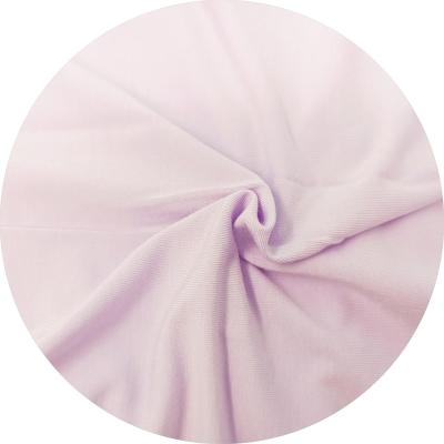 China Light purple Very soft Anti-bacteria knitted fabric made of 90% bamboo-modal and 10% spandex for sale