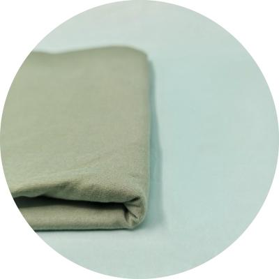 China Eco-friendly Anti-bacteria light green knit fabric made of bamboo-modal and spandex for sale