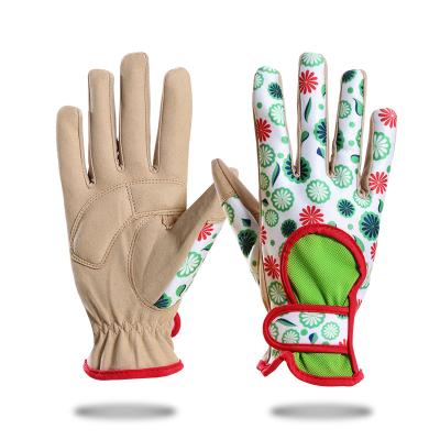 China Thorn Proof Model OEM Abrasion Resistant Factory Colorful Work Gloves Rose Pruning Gardening Gloves For Women Work Gloves for sale