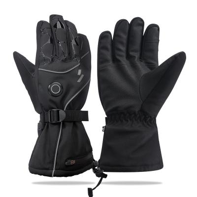 China Keep Warm Rechargeable Battery Snowboard Enthusiast Motorcycle Racing Freezer Winter Cycling Gloves Custom Made For Women for sale