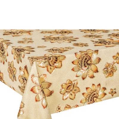 China XHM Factory Fabric Waterproof Tablecloth Embroidered Tablecloth Set Printed PVC Tablecloth Rolls for sale