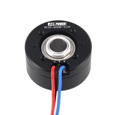 China Can be customized DCJG-4020F Gimbal flat shaft high quality JD power cavity brushless motor for sale