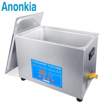 China 30L Commercial Automatic Sweep Frequency Stainless Steel Ultrasonic Bath Cleaner for sale