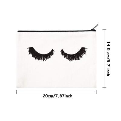 China Eco-Friendly High Quality Eyelash Bags Makeup Cosmetic Bags Travel Pouches Toiletry Filter Frames With Zipper For Women for sale