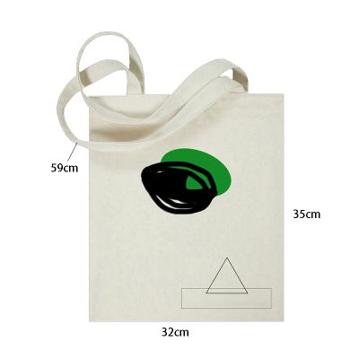 China Custom Washable Durable Lovely Promotional Printing Logo Size Large Capacity Cotton Canvas Tote Shoulder Bag Eco-friendly for sale