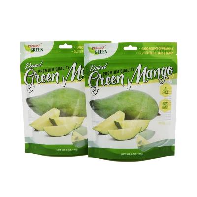 China Recyclable custom mango brand dried fruit plastic packaging zip lock doypack bag for sale