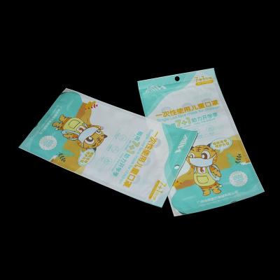 China Recyclable Custom Biodegradable Pouch Zip Lock Bag For Mask , Zipper Plastic Packaging Bag Reusable Mask Custom for sale