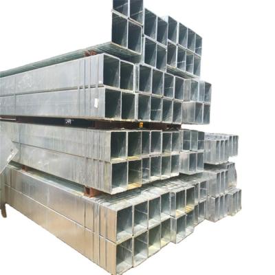 China ASTM Q195 Q235 50x50 hollow section galvanized square rectangular steel pipe weight for sale