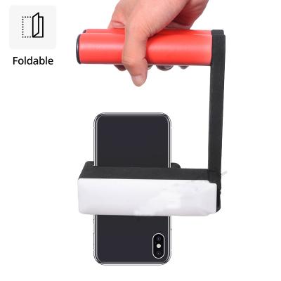 China PORTABLE Smartphone Log Video Rig Kit Video Recording V Kit with Hand Grip Microphone LED Light Tripod for Google Pixel Samsung for sale