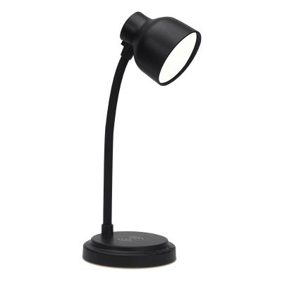 China New Product 2022 Adjustable Light Multi Function 3 In 1 Speaker 10W Wireless Charger Simple Design Around Adjustable LED Lamp for sale