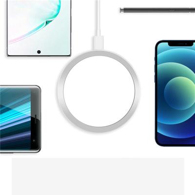 China 12 Pro 15W Type C Portable Magnetic Phone Fast Wireless Charging Pad For iPhone 12 Mini Pro Max for sale