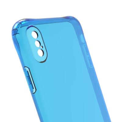 China 2021 fashion shockproof transparent silicone tpu back cover for iphone xs case max clear space thicken cell phone case for new iphone accessories for sale