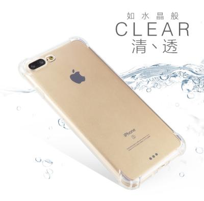 China Wholesale Manufacture shockproof cell phone case for iphone 7 plus case transparent clear tpu silicone back cover for iphone 8 plus for sale