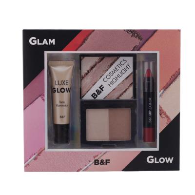 China Cheap Luxury Mini Makeup Set Real Makeup Custom Women Highlight Lip Color Wholesale Face Highlighter OEM Brand Beauty Face Makeup Lady Face Makeup Set for sale