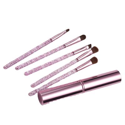 China Professional Cruelty Free Makeup Fan Brush OEM Cruelty Free Makeup Brush Cruelty Free Crystal Private Label Makeup Brush Set Wholesale for sale