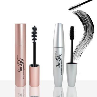 China Moisturizer Custom Make Up Cruelty Free Branded Women 3D Fiber Black Lengthening Mascara for sale