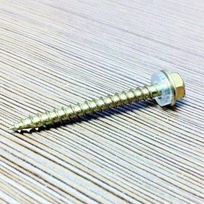 China Custom c1022 M5.5*25mm 410 carbon steel stainless steel self-drilling hex head custom galvanized hex screws for sale