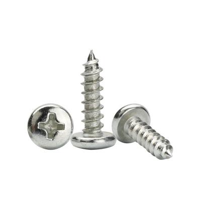 China Wholesale Factory Quality Pan Best Quality Stainless Steel Coil Cross Recess Self Tapping Screw for sale