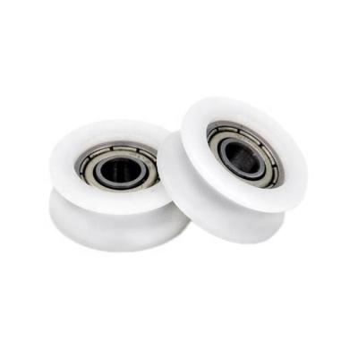 China Pan Stainless Steel Plastic Bearing Roller Window Belt Pulley for sale