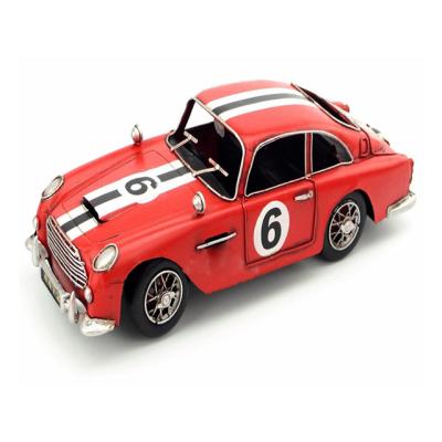 China Europe 2021 Hot Sale Vintage Iron Sheet Metal Car High Quality Cool Antique Iron D85 Model Car for sale