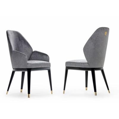 China Gold Luxury High Quality Elegant Feet Leather Dining Chairs Furniture Premium Luxury Italian Modern Dining Chairs for sale