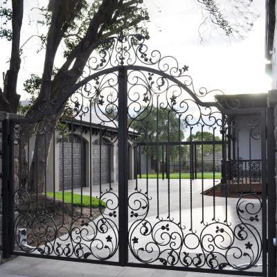 China House Front Entry Wrought Iron Door Easily Compiled Design for sale