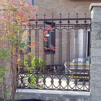 China Latest Garden Design Wrought Iron Fence Easily Assembled Decorative Pieces for sale