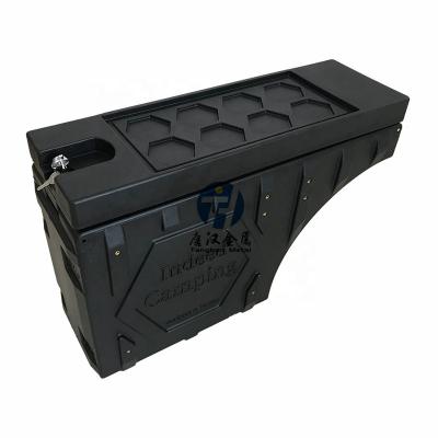 China Heavy Duty Waterproof Heavy Duty Plastic Tool Box Storage Tool Box Swing Case For Pickup Truck Bed With Lock for sale