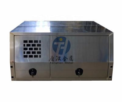 China 1800x1800 heavy duty and waterproof aluminum jack off canopy and dog box ute for sale