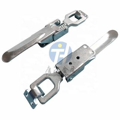 China Factory Wholesale Heavy Duty And Strength Latch Toggle Galvanized Iron Latch Lock Security And High Strength Shock Resistance For Sides And Ute Flatbed Truck for sale