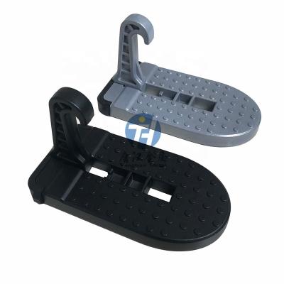 China Non-slip Aluminum Car Door Step Folding Door Latch Hook Step Foot Pedal Ladder For SuvJeep Car for sale