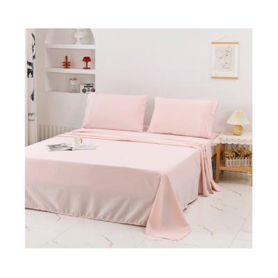 China Custom Anti-Pull Factory Direct Sale Full Plain Bed Sheet for sale