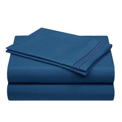 China Luxury Anti-Pull Promotion Double King Bed Sheet Set for sale