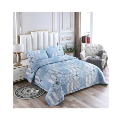 China Morden Queen Size Custom High Quality Printing Bedspread for sale